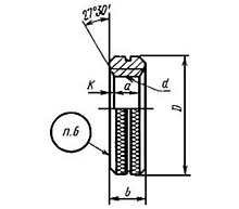 Кольца резьбовые с укороченным профилем для трубной цилиндрической резьбы диаметром от 1/16 до 3 3/4 ГОСТ 18930-73